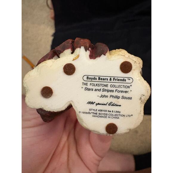 Boyd’s Bears & Friends Folkstone Collection Vintage 1998 Skinny Snowman - Picture 9 of 9